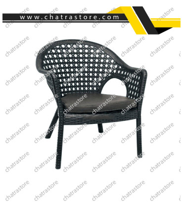 صندلی دسته دارحصیر بافت برند ناصر پلاستیک کد 997