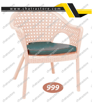 صندلی دسته دارحصیر بافت برند ناصر پلاستیک کد 999