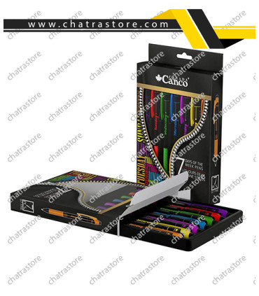 پک کادوئی خودکار CANCO مدل روزهای هفته با دفترچه نوک 0.7 - بسته 7 عددی
