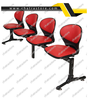 صندلی انتظار چهارنفره NT112 با تشک برند شفق