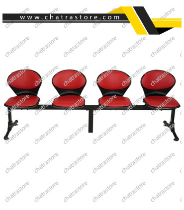 صندلی انتظار چهارنفره NT112 با تشک برند شفق