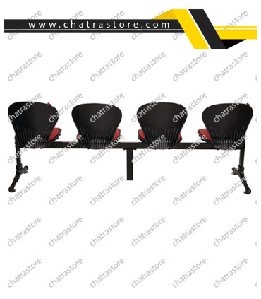 صندلی انتظار چهارنفره NT112 با تشک برند شفق