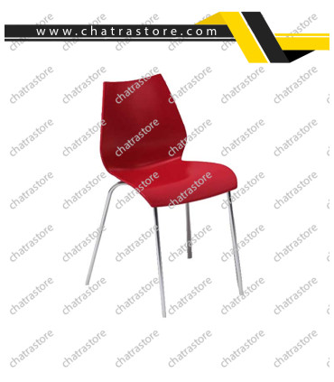 صندلی انتظار تک نفره فلورا با پایه استیل برند آذران تحریرات