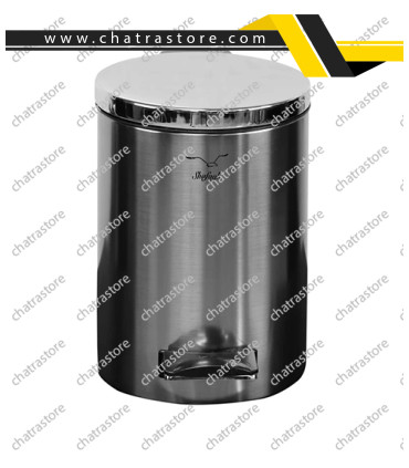 سطل استیل پدالدار 12 لیتری برند شفق مدل A40