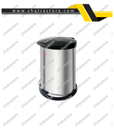 سطل زباله اداری پدالدار برند شفق مدل NP45