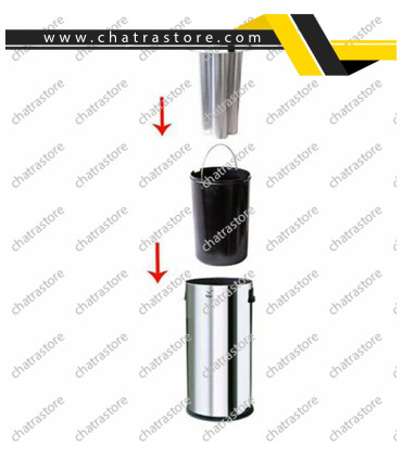 سطل جالیوانی برند شفق مدل SL