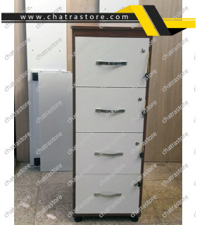 فایل چهار کشو چوبی(ملامینه) برند NOVA
