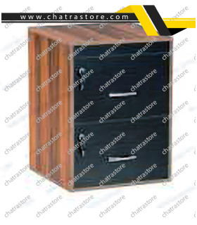 فایل دو کشو چوبی(ملامینه) برند NOVA