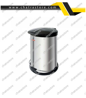 سطل زباله اداری پدالدار برند شفق مدل NP65