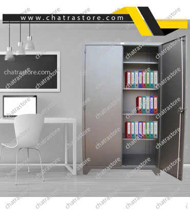 کمد بایگانی فلزی برند NOVA مدل دو درب