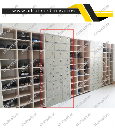 کمد جاکفشی فلزی مدل 30درب برند NOVA