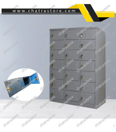 کمد جاکفشی فلزی مدل 21درب برند NOVA