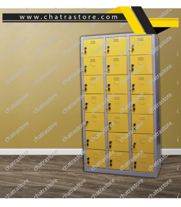 کمد جاکفشی فلزی مدل 21درب برند NOVA