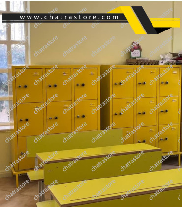 کمد وسایل فلزی مدل 9 درب برند NOVA