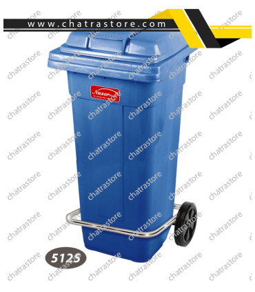 سطل پدالی چرخدار ناصر کد 5125