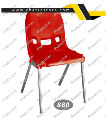 صندلی پلاستیکی ناصر - پایه فلزی کد 880