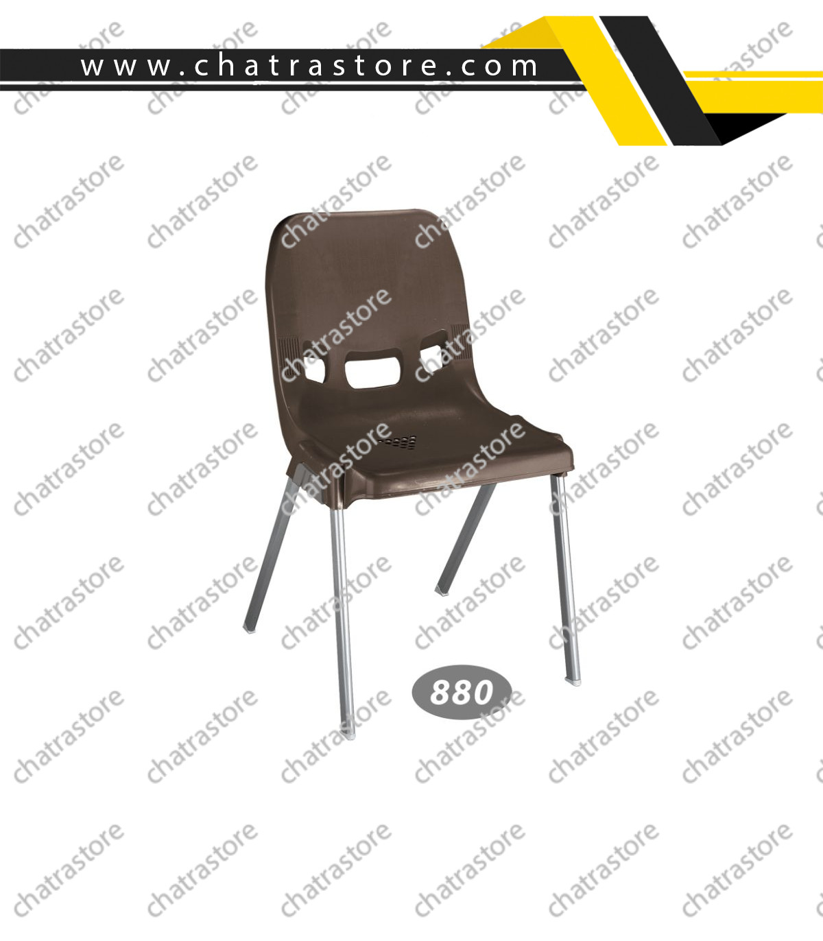 صندلی پلاستیکی ناصر - پایه فلزی کد 880