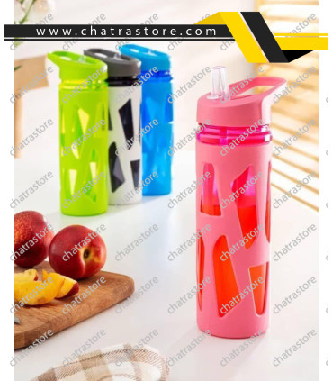 قمقمه کاور دار مدل مستطیل نی دار