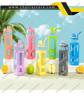 بطری کاور دار مربعی درب پیچی