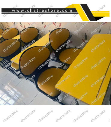 میز و نیمکت دونفره تحصیلی چرم