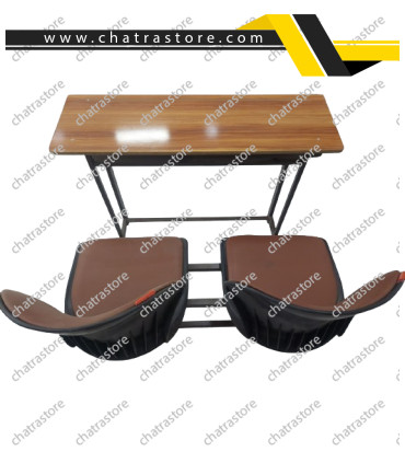 نیمکت آموزشی دونفره برند NOVA مدل نشیمن صدفی