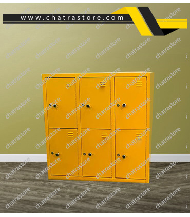 لاکر فلزی مدرسه ۶ درب