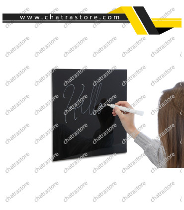 تخته سیاه شیشه ای مغناطیسی سکوریت پارسیان برد 70*90
