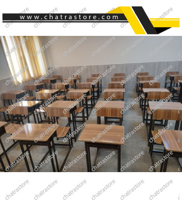 نیمکت تحصیلی یک نفره جنس MDF در رنگ های مختلف