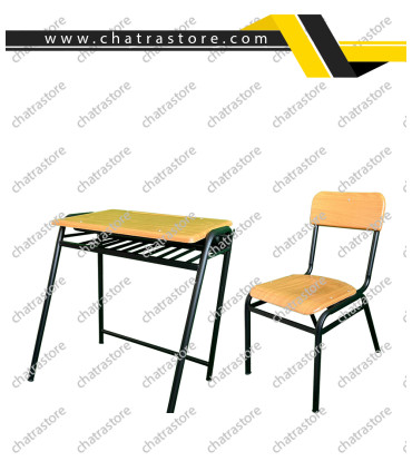 نیمکت یک نفره مدرسه جامیزی دار