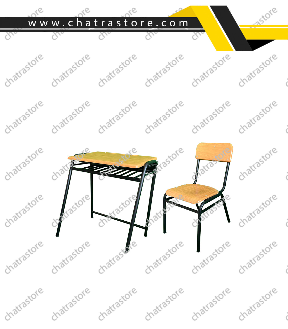 نیمکت یک نفره مدرسه جامیزی دار