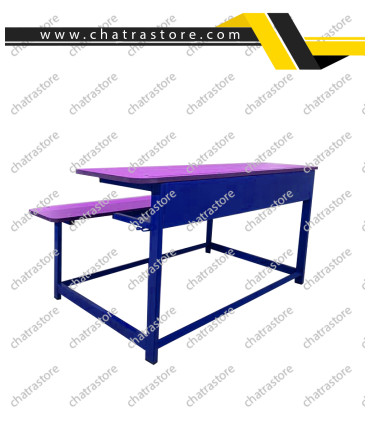 میز و نیمکت دونفره تحصیلی