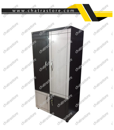 کمد اداری بایگانی 4درب ترکیبی برند NOVA (ام دی اف)