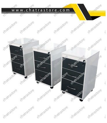 فایل سه کشو چوبی(ملامینه) برند NOVA