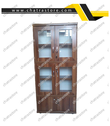 خرید کتابخانه درب دار