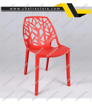 صندلی پلاستیکی برند H&M مدل شاخ و برگی