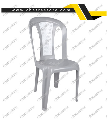 خرید صندلی پلاستیکی طوسی