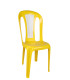 صندلی پلاستیکی زرد