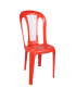 صندلی پلاستیک قرمز