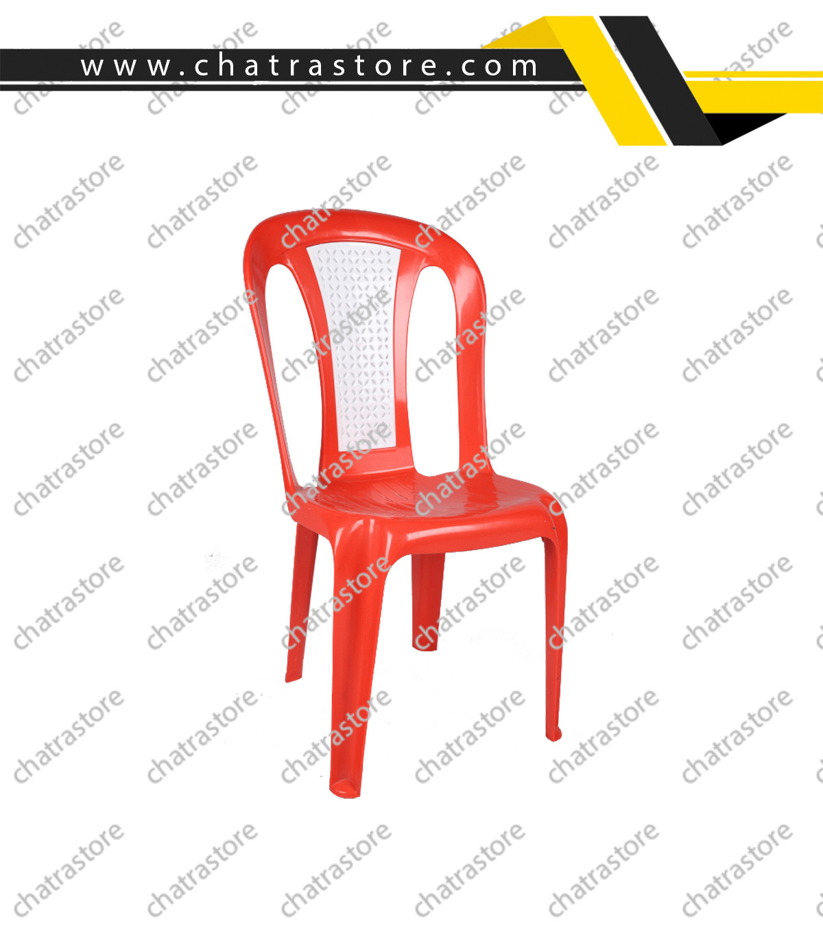 صندلی پلاستیک قرمز