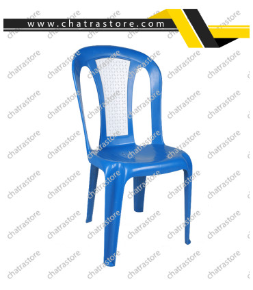 صندلی پلاستیکی آبی