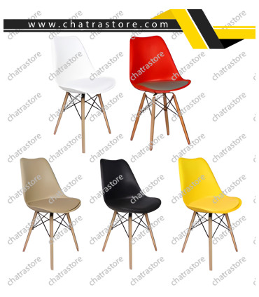 صندلی رستورانی برند H&M مدل ماهان پایه ایفلی