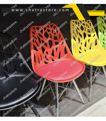 صندلی رستورانی H&M مدل اریکا پایه کلاسیک