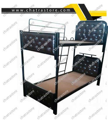 تخت دوطبقه فلزی NOVA با روکش چرمی مدل M101