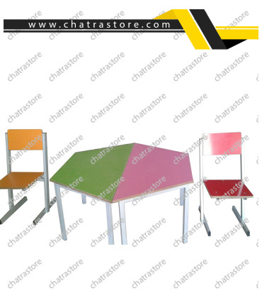 میز شش ضلعی کودک برندNOVA