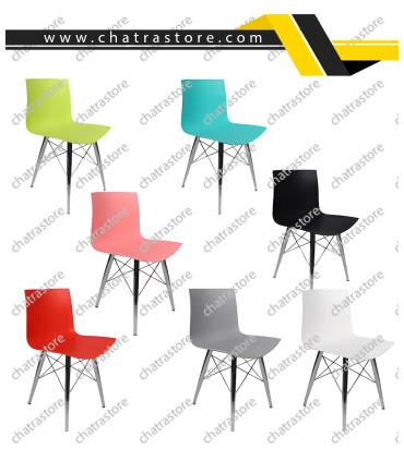 صندلی رستورانی برند H&M مدل صدف پایه کلاسیک