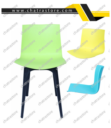 صندلی رستورانی برند H&M مدل صدف پایه سرامیکی