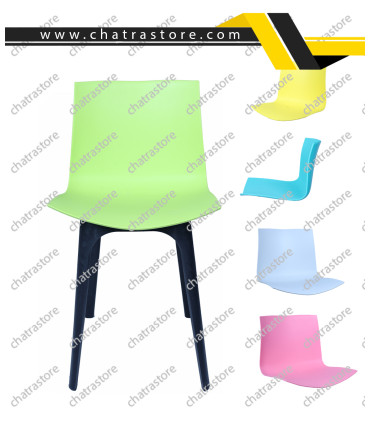 صندلی رستورانی برند H&M مدل صدف پایه سرامیکی