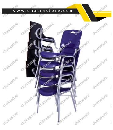 صندلی دانشجویی داخل هم رو