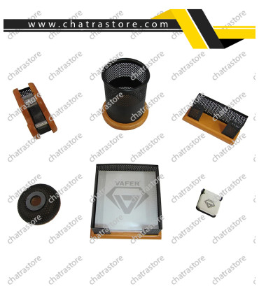 ست رومیزی اداری چوب و فلز وافر 6 عددی