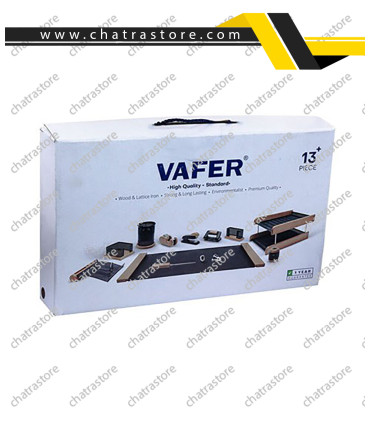 ست رومیزی اداری چوب و فلز وافر 13 عددی